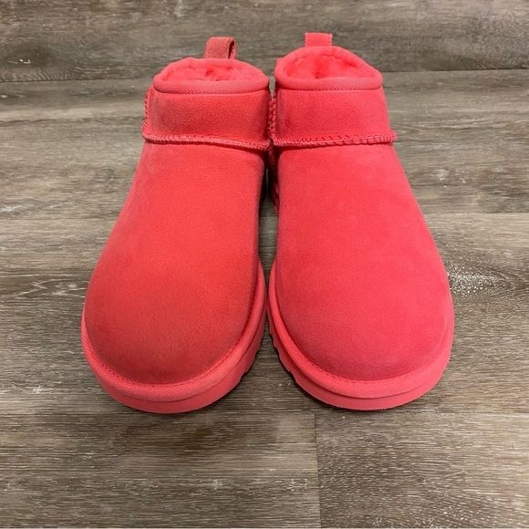 UGG | Classic Ultra Mini Boot In Pink Glow Size 7 NEW - Picture 10 of 11